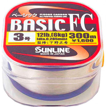 Флюорокарбон Sunline Basic FC 300м #1.5/0.205мм 6LB