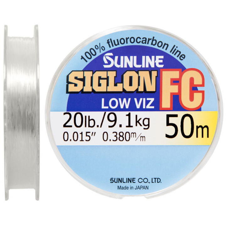 Флюорокарбон Sunline SIG-FC 50m 0.38mm 9.1kg поводковый