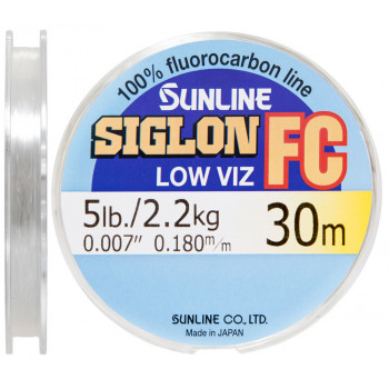 Флюорокарбон Sunline SIG-FC 30m 0.180mm 2.2kg повідковий