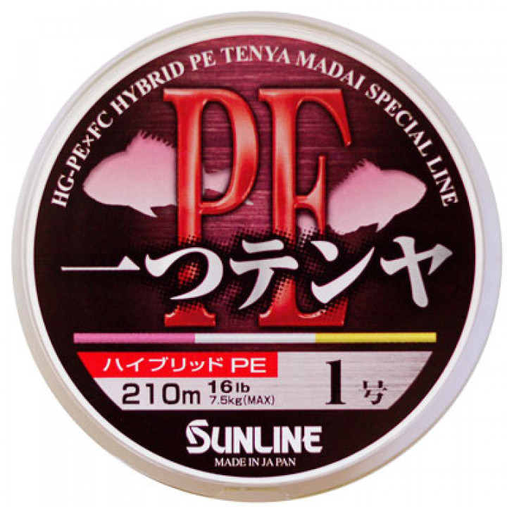 Шнур Sunline Hitotsu Tenya PE 210m #0.6/0.145мм 10LB/4.2кг