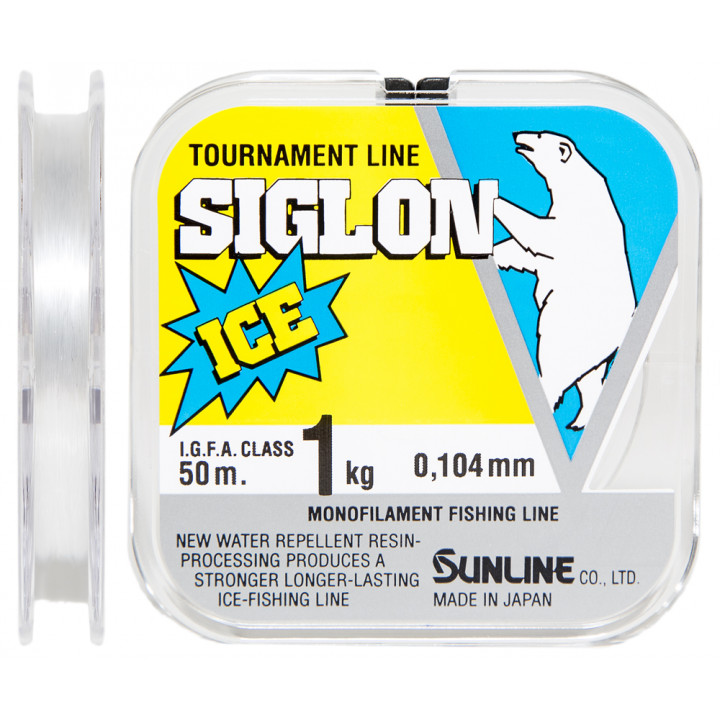 Леска Sunline Siglon ICE 50м #1.0/0.165mm 3.0kg