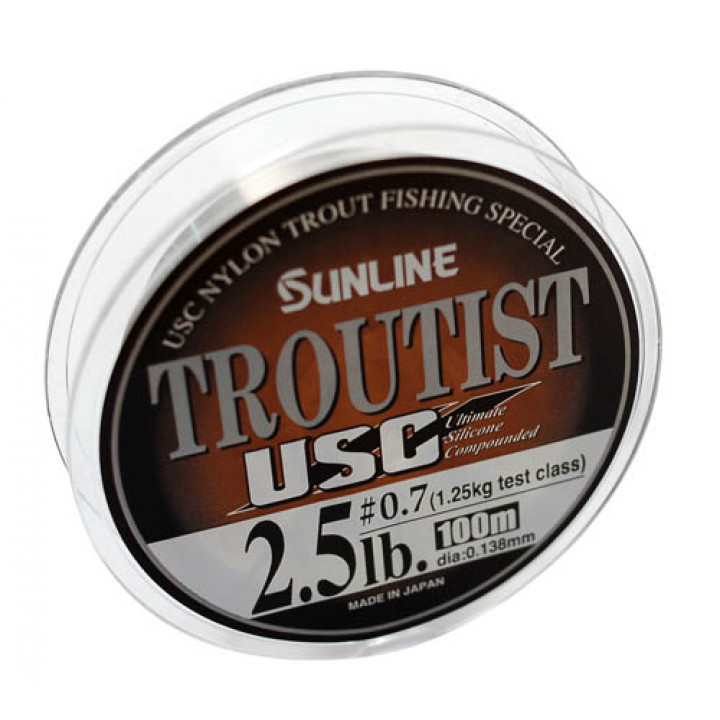 Лісочка Sunline Troutist USC 100 m #0.6/0.128mm 1кг