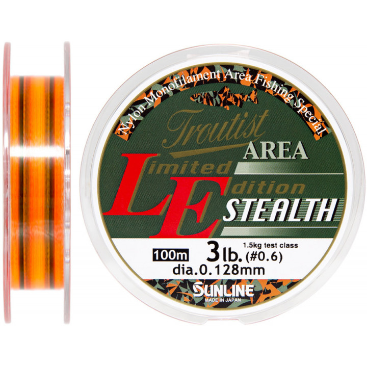 Лісочка Sunline Troutist Area LE Stealth 100m #0.5/0.117mm 1.25kg