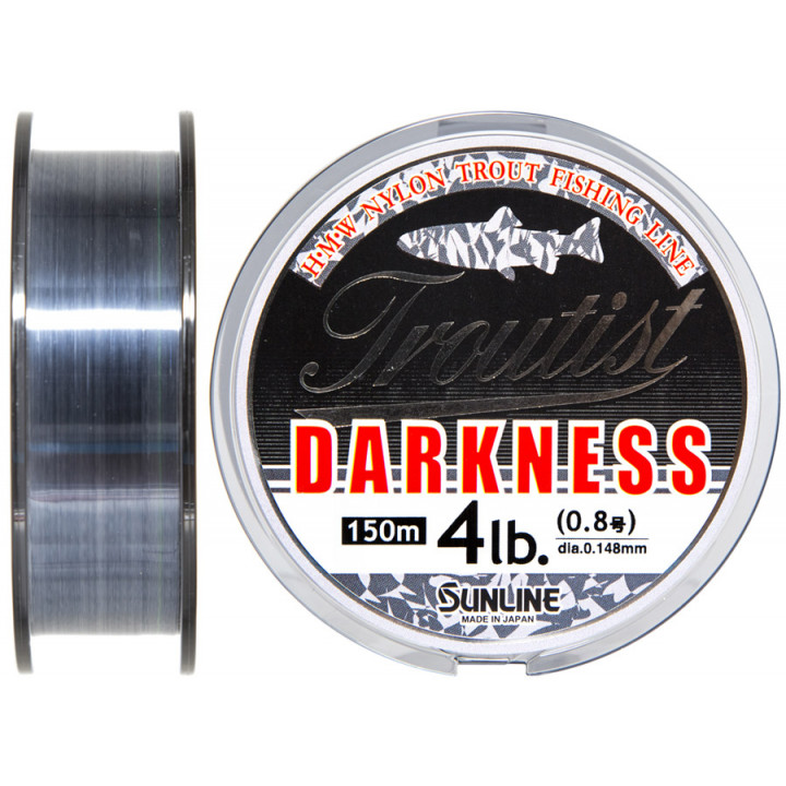 Лісочка Sunline Troutist Darkness HG 150м #0.6/0.128mm 3.0lb