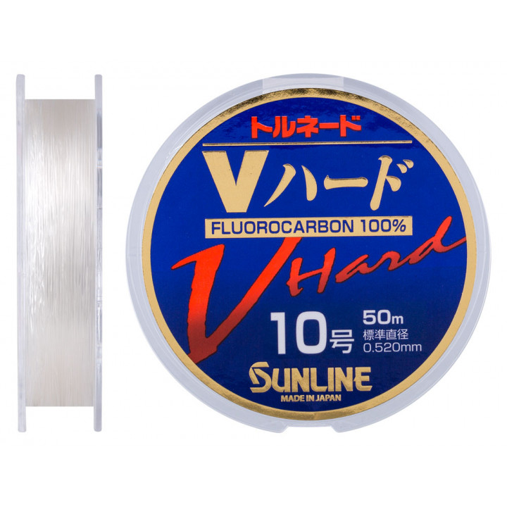 Флюорокарбон Sunline FC Tornado V Hard HG 50м #10.0/0.52мм 20.0kg