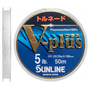 Флюорокарбон Sunline V-Plus 50м #1.25/0.19мм 2.5kg