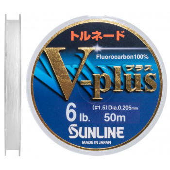 Флюорокарбон Sunline V-Plus 50м #1.5/0.205мм 3.0kg