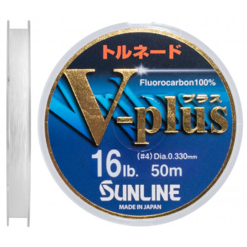 Флюорокарбон Sunline V-Plus 50м #4.0/0.33мм 8.0kg