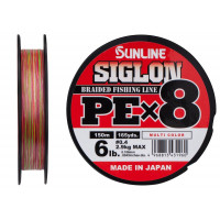 Шнур Sunline Siglon PE х8 150m (мульти.) #0.4/0.108mm 6lb/2.9kg