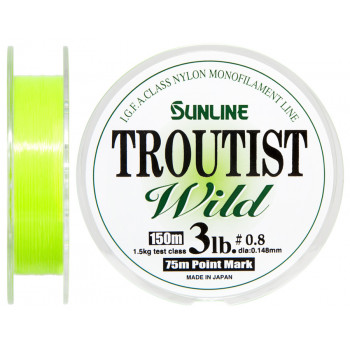 Лісочка Sunline Troutist Wild 150m #0.6/0.128mm 1.25kg