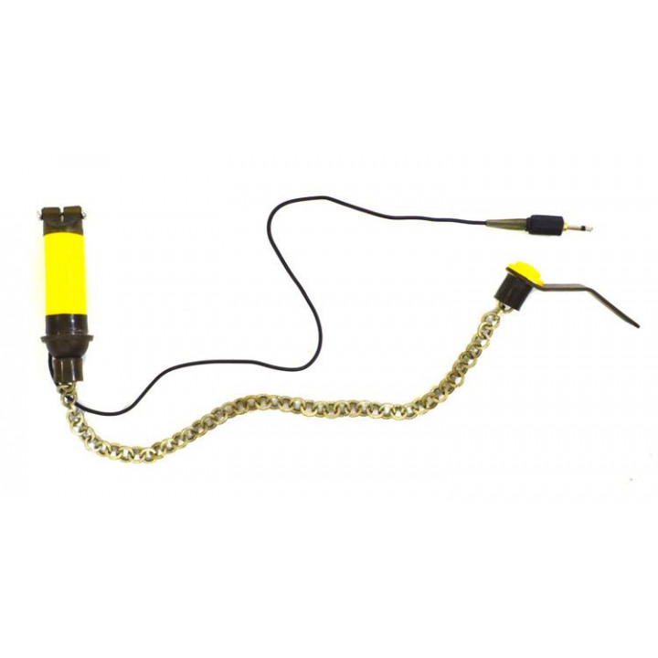 Свінгер Fishing ROI Bite Indicator на ланцюжку з підключенням Жовтий