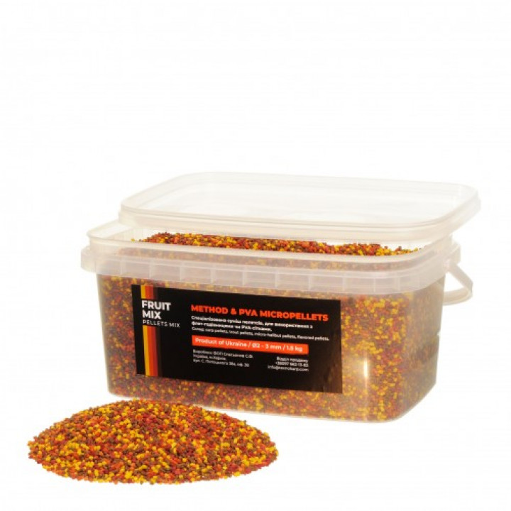 Технокарп Method & PVA Micropellets Fruit Mix 1.5kg