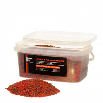 Технокарп Method & PVA Micropellets Robin Red Mix 1.5kg