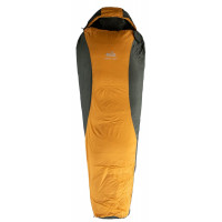 Спальний мішок Tramp Windy Light кокон жовтий/сірий 220/80-55, Правий