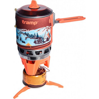 Система для приготування їжі Tramp 0,8л помаранч TRG-049-orange