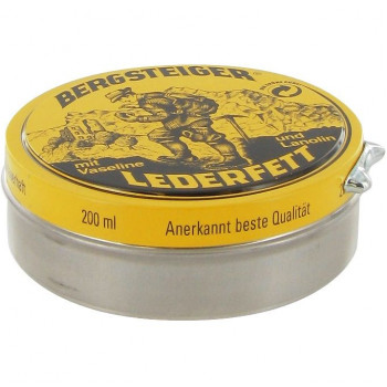 Водовідштовхувальне просочення HeySport Bergsteiger-Leather-Grease colourless 100 ml (208801