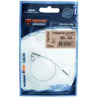 Поводок UKRSPIN титановый 23см 12кг без вертлюга