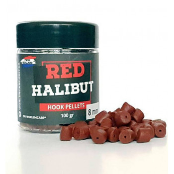 Пеллетс насадочный RED Halibut Hook, 100 г 8 мм