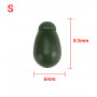 Быстросъемные бусины с коннектором World4Carp Quick Change Beads, 6 шт зеленый (green), S