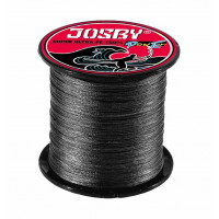 Плетений шнур JOSBY Super PE, Ø 0,4 мм. Розмотування від 1 метра сірий (grey)