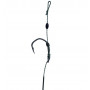 Готовый поводок в оплетке W4C с волосом CLAW Hair Rig, крючок CLAW № 4