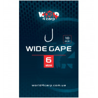 Карповый крючок W4C WIDE GAPE (вайд гейп) № 6