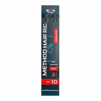 Готовый поводок W4C с волосом METHOD hair rig, крючок WIDE GAPE № 8