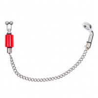Індикатор клювання World4Carp Mini Hanger Kit steel chain червоний (red)