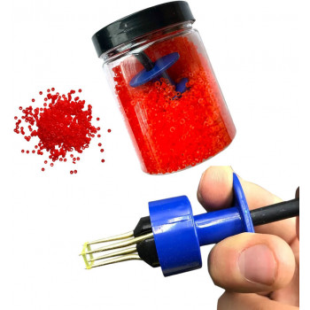 Пучковяз-окольцовывать для наживок с резинками W4C Ring Tool красный (red)