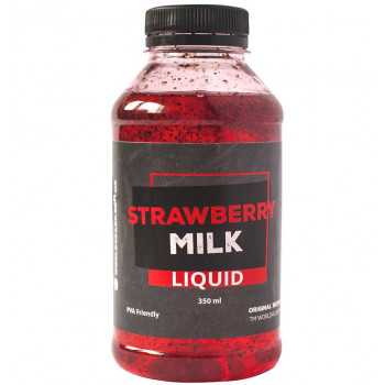 Ликвид для прикормки Strawberry Milk (клубника-молоко), 350 ml