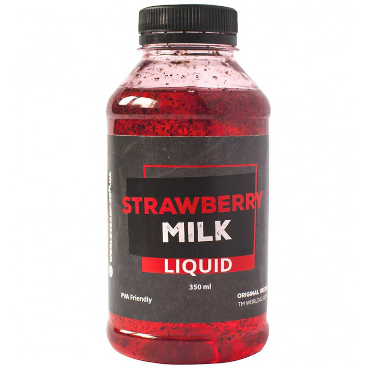 Ліквід для підгодовування Strawberry Milk (полуниця-молоко), 350 ml