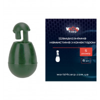 Быстросъёмная бусина с коннектором World4Carp Quick change beads S, 6 шт.