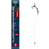 Готовый поводок W4C из флюорокарбона FLUOROCARBON RONNIE RIG (ронни риг), крючок MUGGA № 6