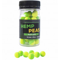 Бойли плаваючі Hemp & Peas (конопля-горох) 10,0 мм