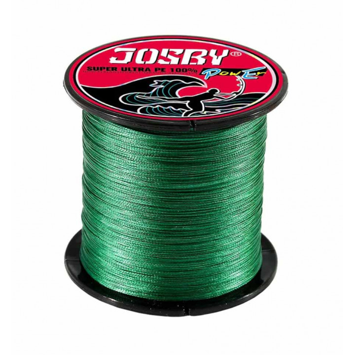 Плетеный шнур JOSBY Super PE, Ø 0,4 мм. Размотка от 1 метра темно-зеленый (darkgreen)
