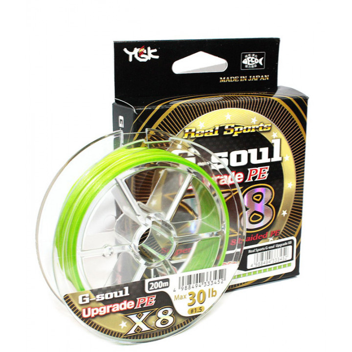 Шнур YGK G-Soul X8 Upgrade 200m #1.0/22lb