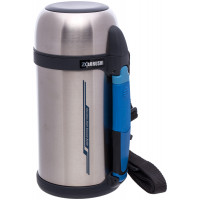 Термос ZOJIRUSHI SF-CС13ХA 1.3 л (складна ручка+ремішок) ц:сталевий
