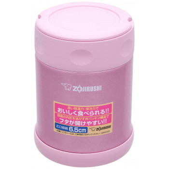 Харчовий термоконтейнер ZOJIRUSHI SW-EAE35PS 0.35 л ц:рожевий металік