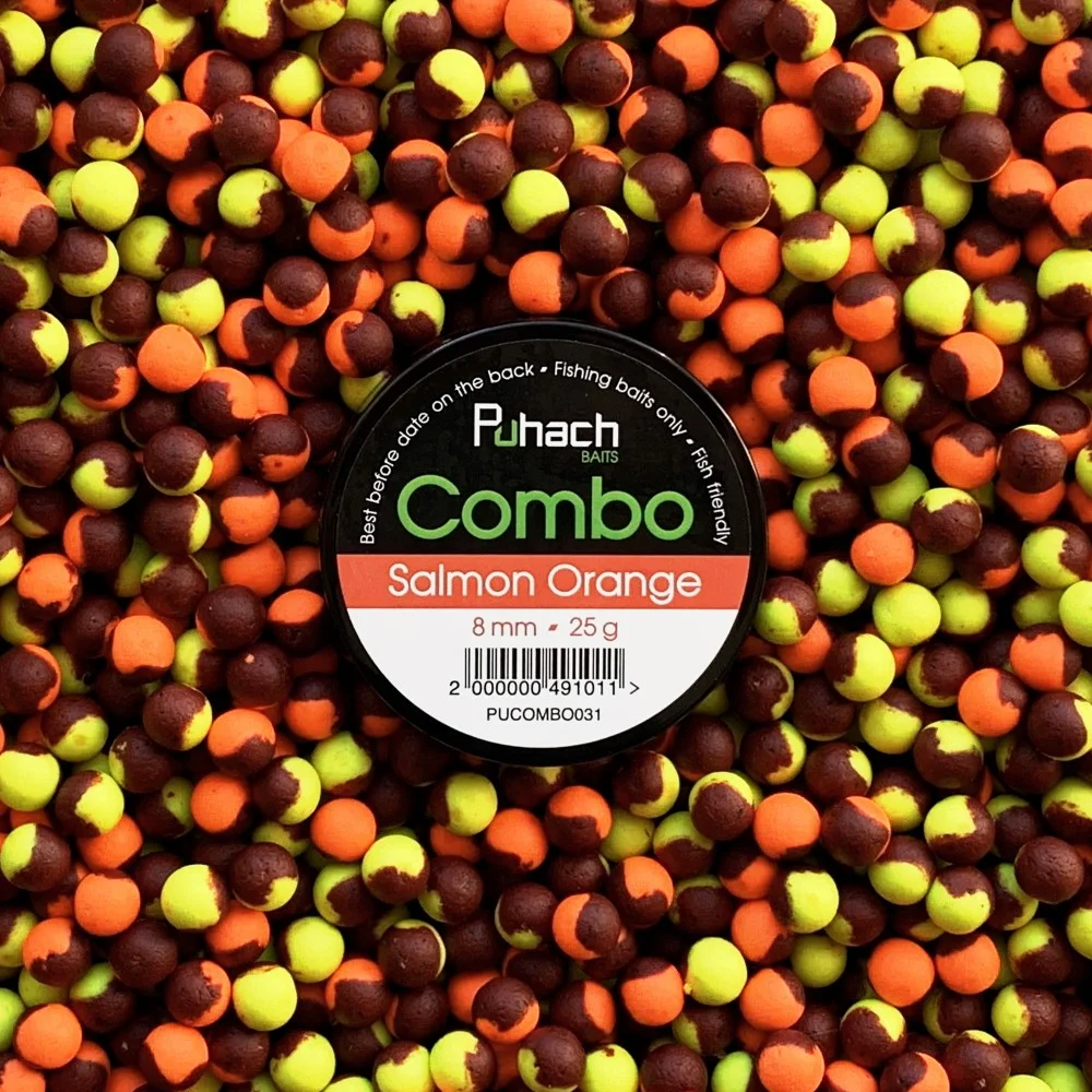 Бойли Puhach Baits Combo 8mm - Salmon Orange (Лосось Апельсин)